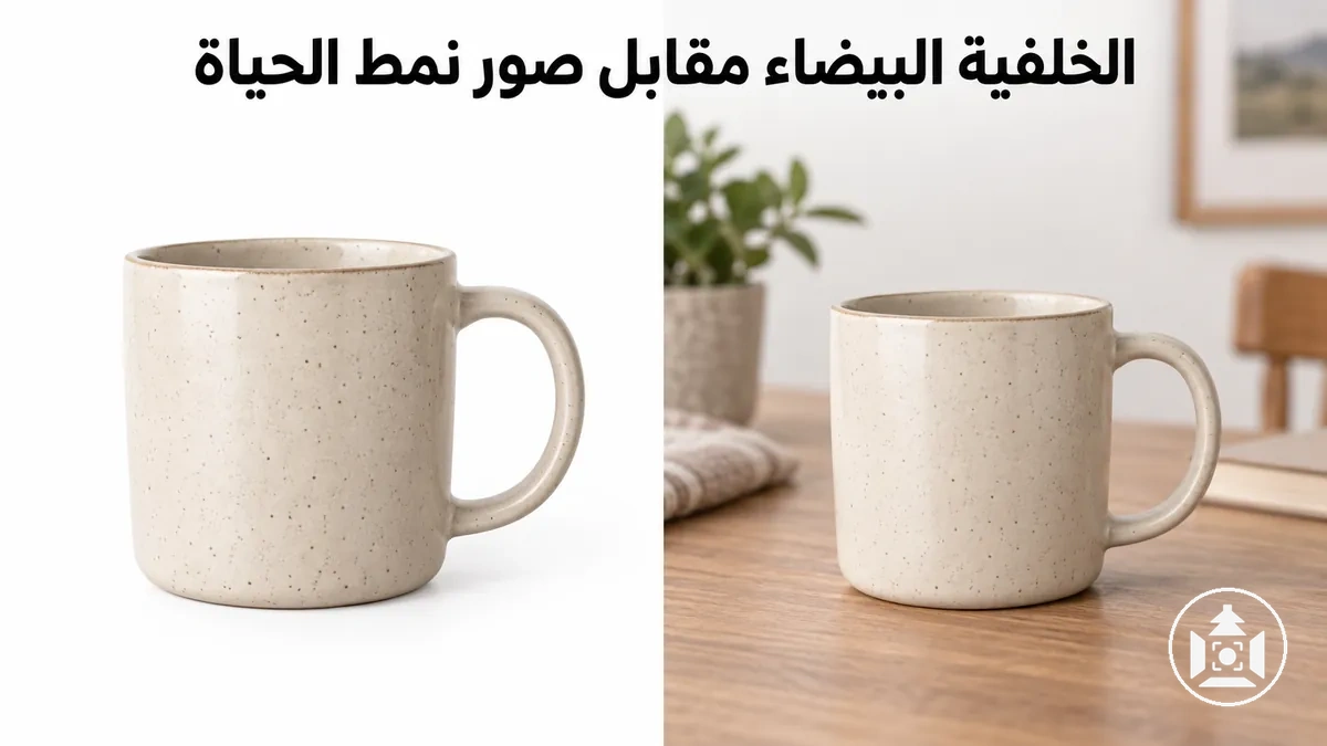 المنتج نفسه معروض على خلفية بيضاء وفي مشهد يعكس نمط الاستخدام