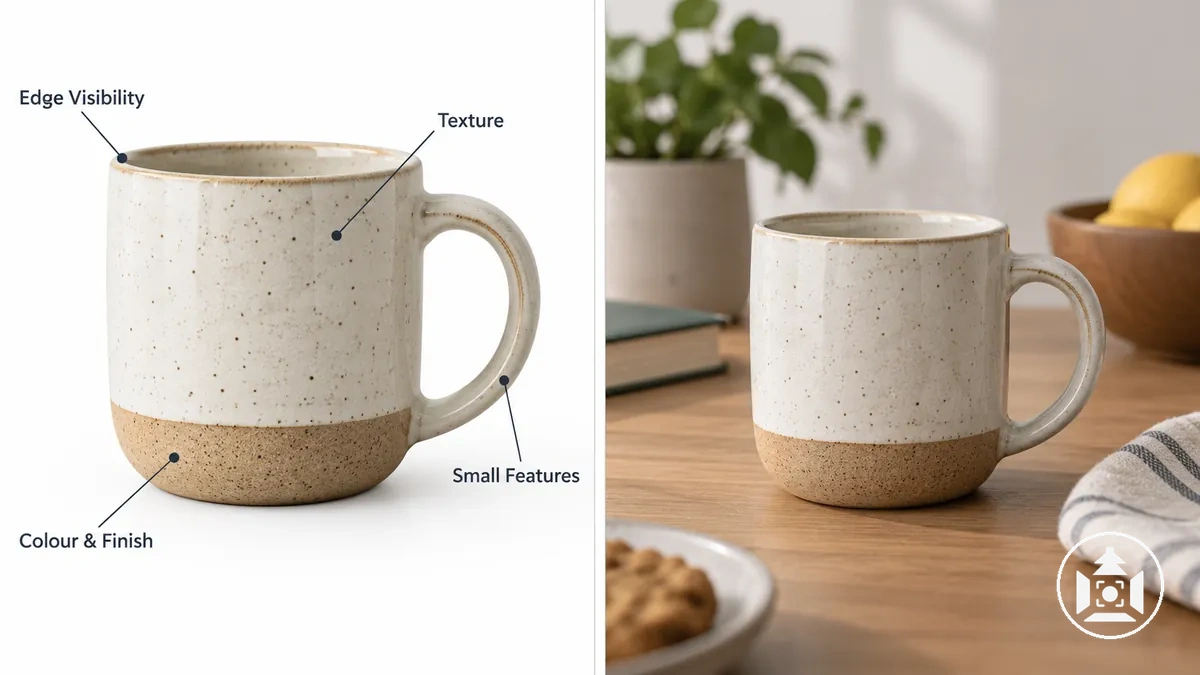 Product details shown in isolated white-background and contextual lifestyle presentations