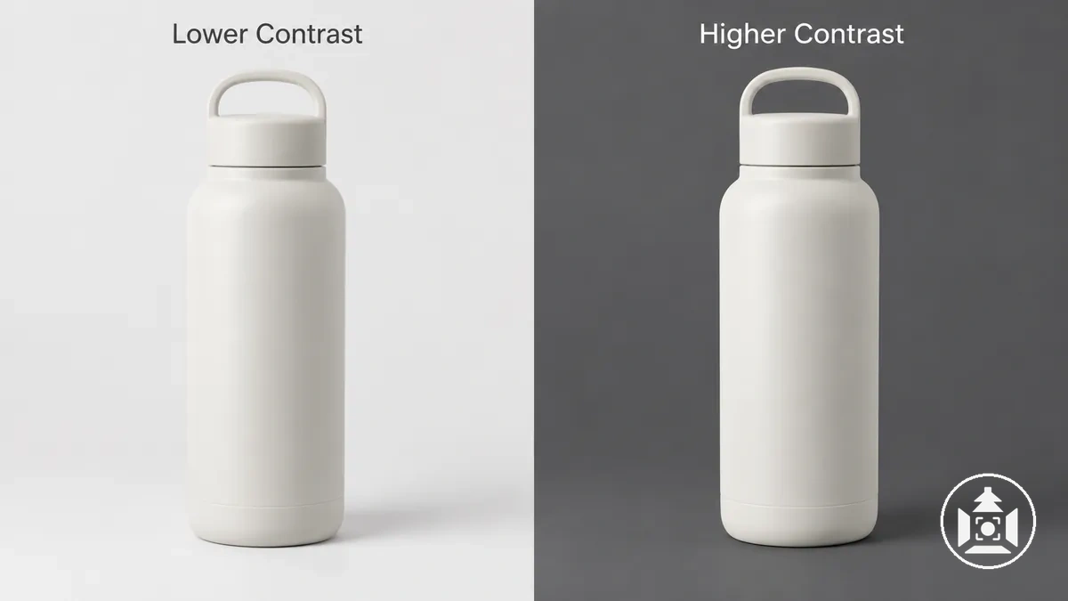 Same product shown against different background colours to illustrate contrast and edge separation
