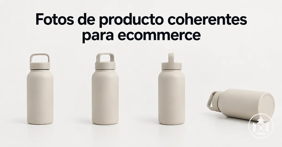Fotos de producto para ecommerce coherentes en iluminación, encuadre y fondo