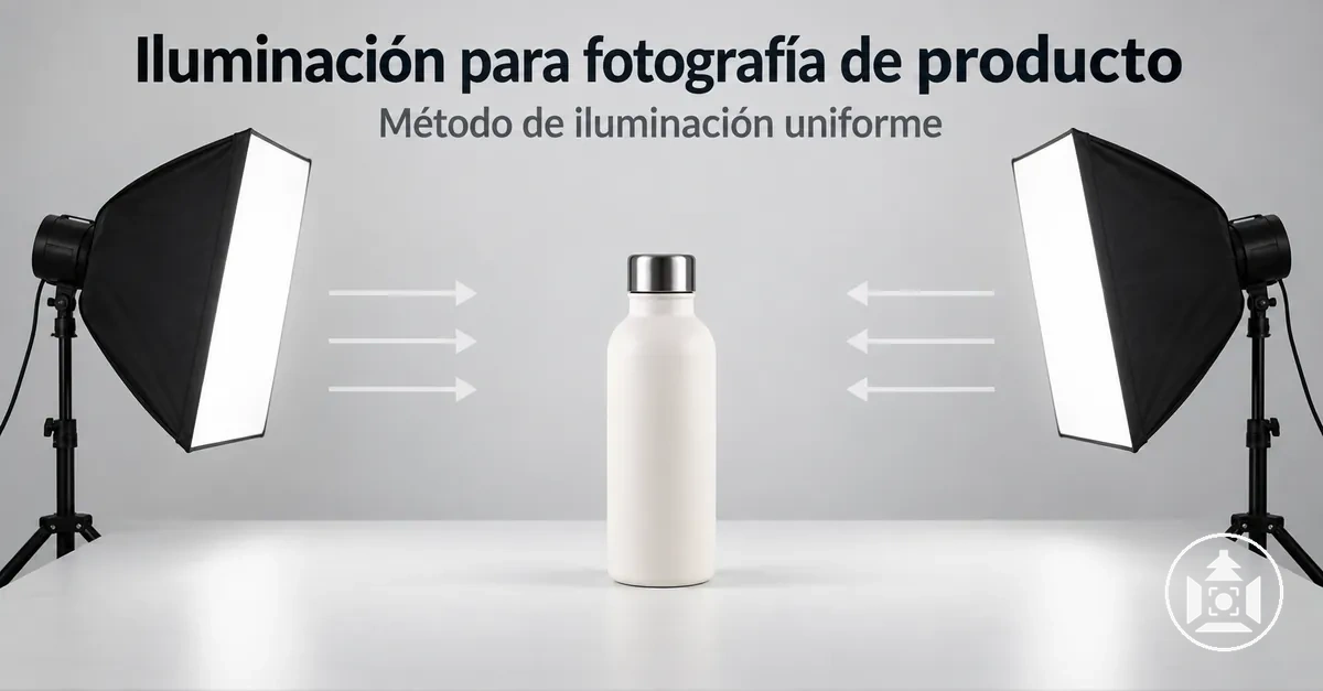 Schéma d’éclairage homogène pour photographier un produit destiné à l’e-commerce