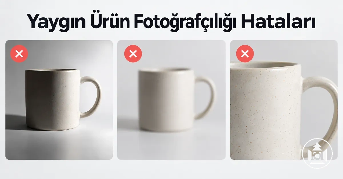 Işıklandırma, odak ve kadrajla ilgili yaygın e-ticaret ürün fotoğrafçılığı hataları